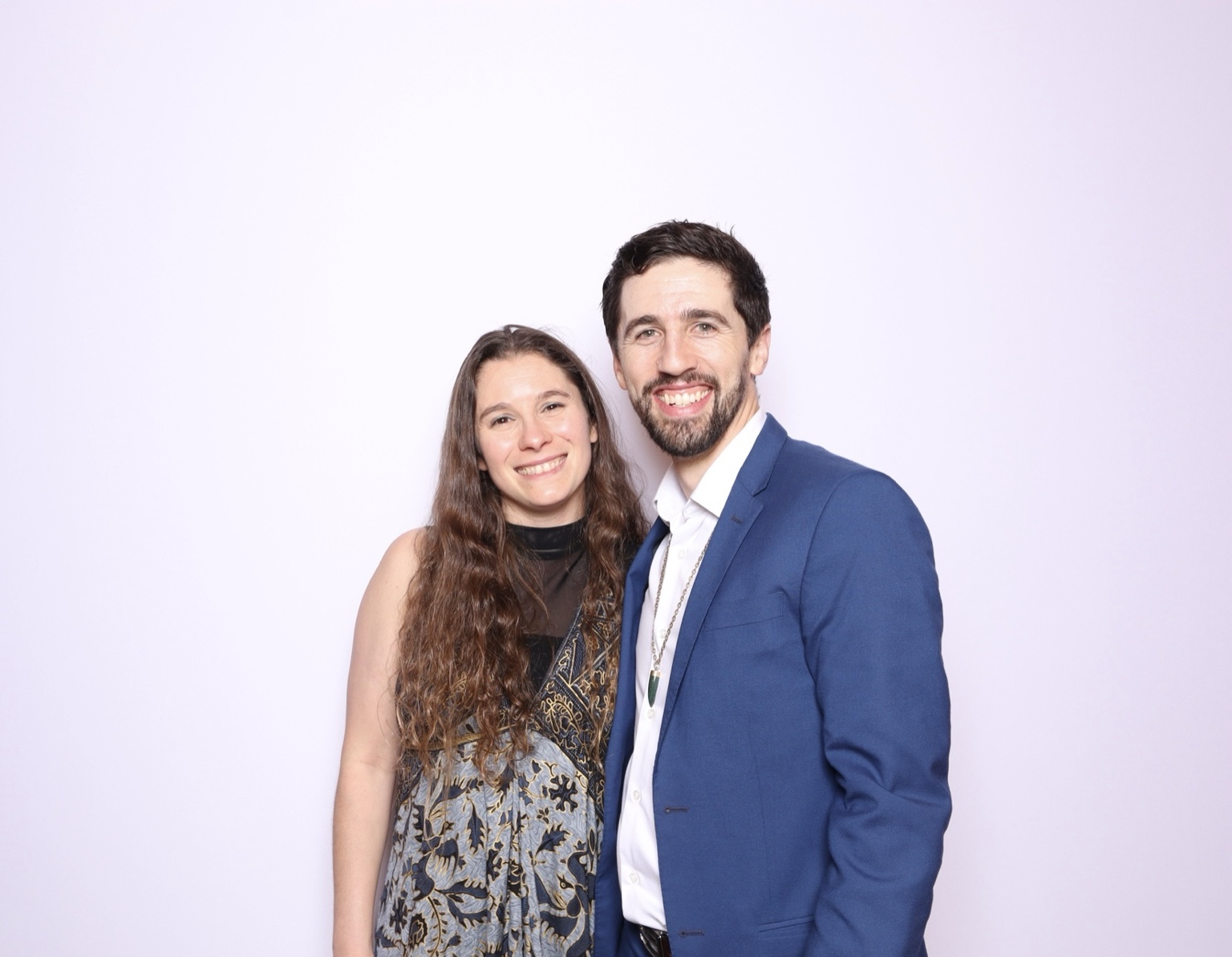Cody Mullikin with his wife, Gaia